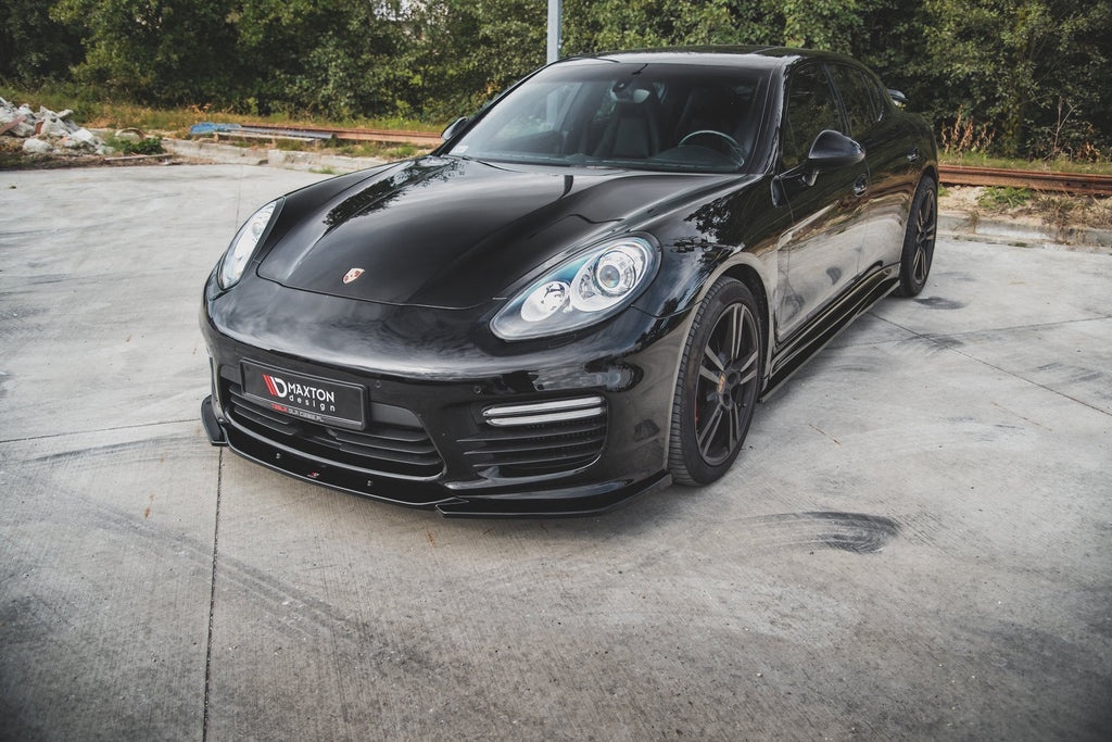 MAXTON DESIGN FRONT SPLITTER V.2 PORSCHE PANAMERA TURBO 970 FACELIFT