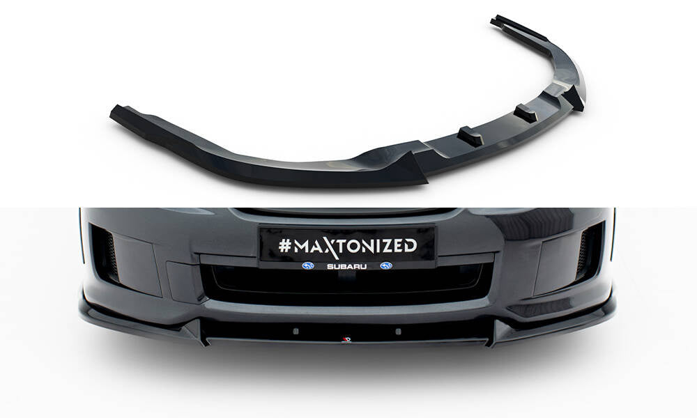 MAXTON DESIGN Front Splitter V.2 Subaru Impreza WRX STI Mk3 Facelift