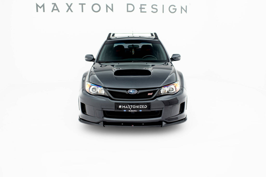 MAXTON DESIGN Front Splitter V.2 Subaru Impreza WRX STI Mk3 Facelift