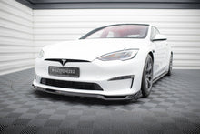 Load image into Gallery viewer, MAXTON DESIGN FRONT SPLITTER V.2 TESLA MODEL S PLAID MK1 FACELIFT