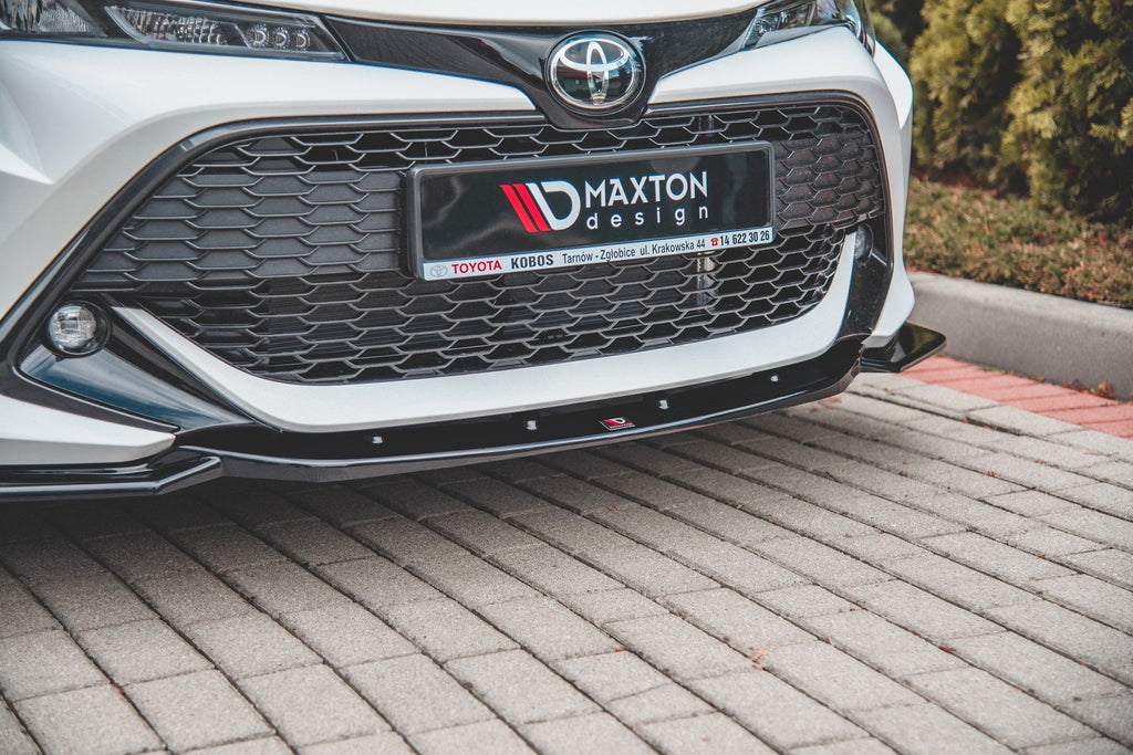 MAXTON DESIGN FRONT SPLITTER V.2 TOYOTA COROLLA HATCHBACK MK12