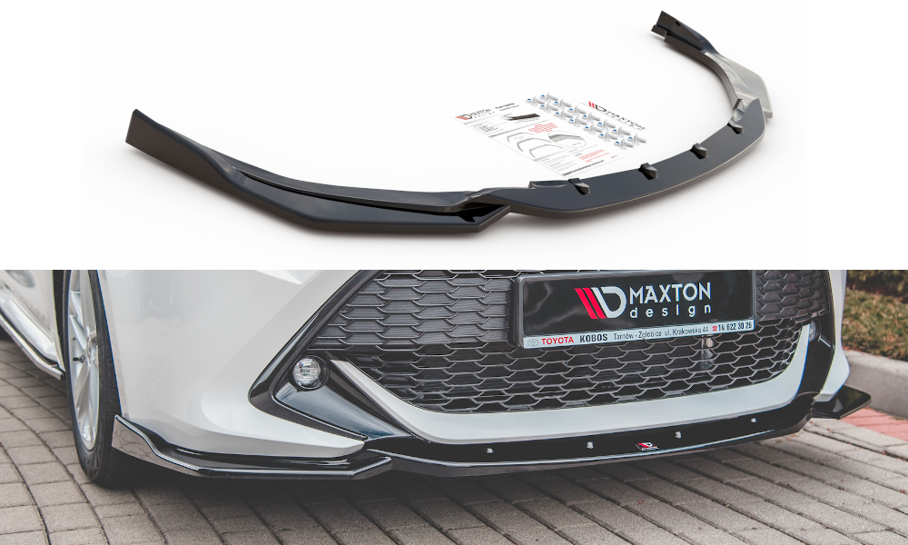 MAXTON DESIGN FRONT SPLITTER V.2 TOYOTA COROLLA HATCHBACK MK12