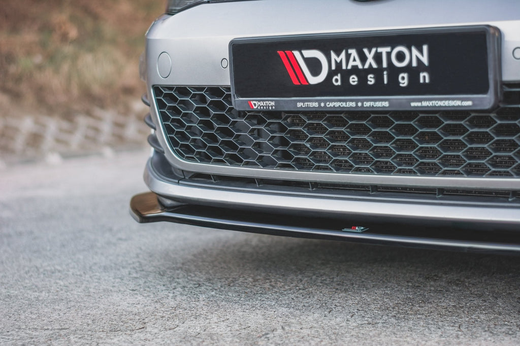 MAXTON DESIGN FRONT SPLITTER V.2 VW GOLF 7 GTI