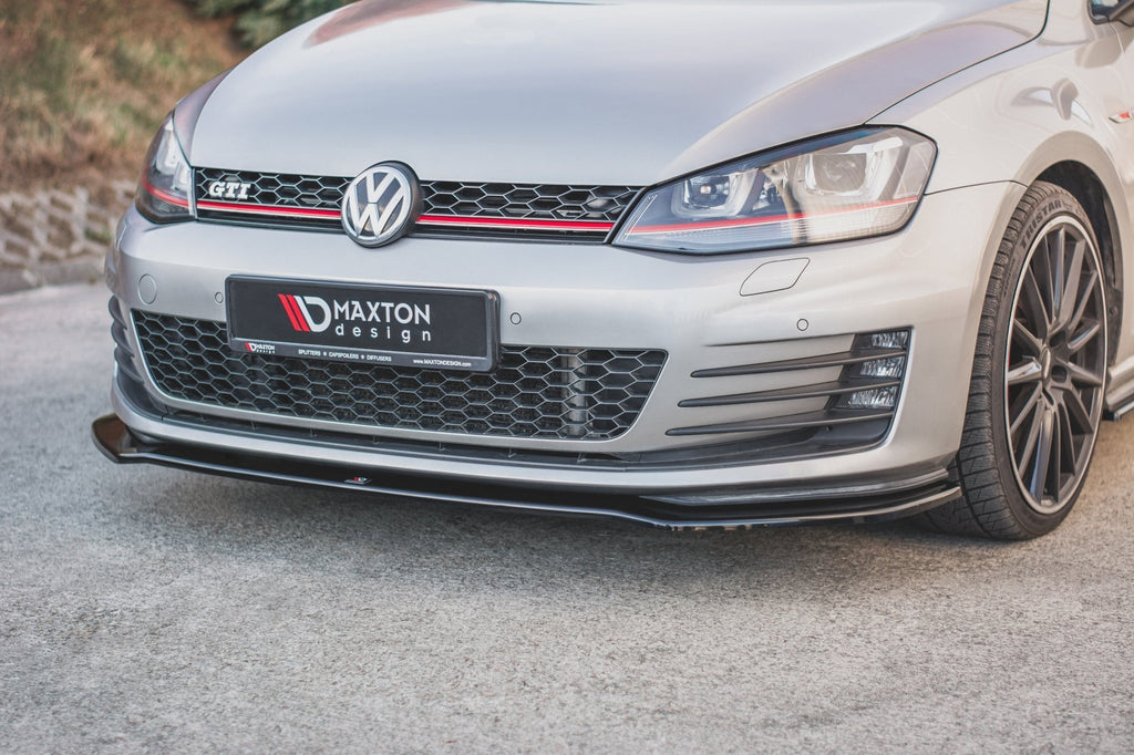 MAXTON DESIGN FRONT SPLITTER V.2 VW GOLF 7 GTI