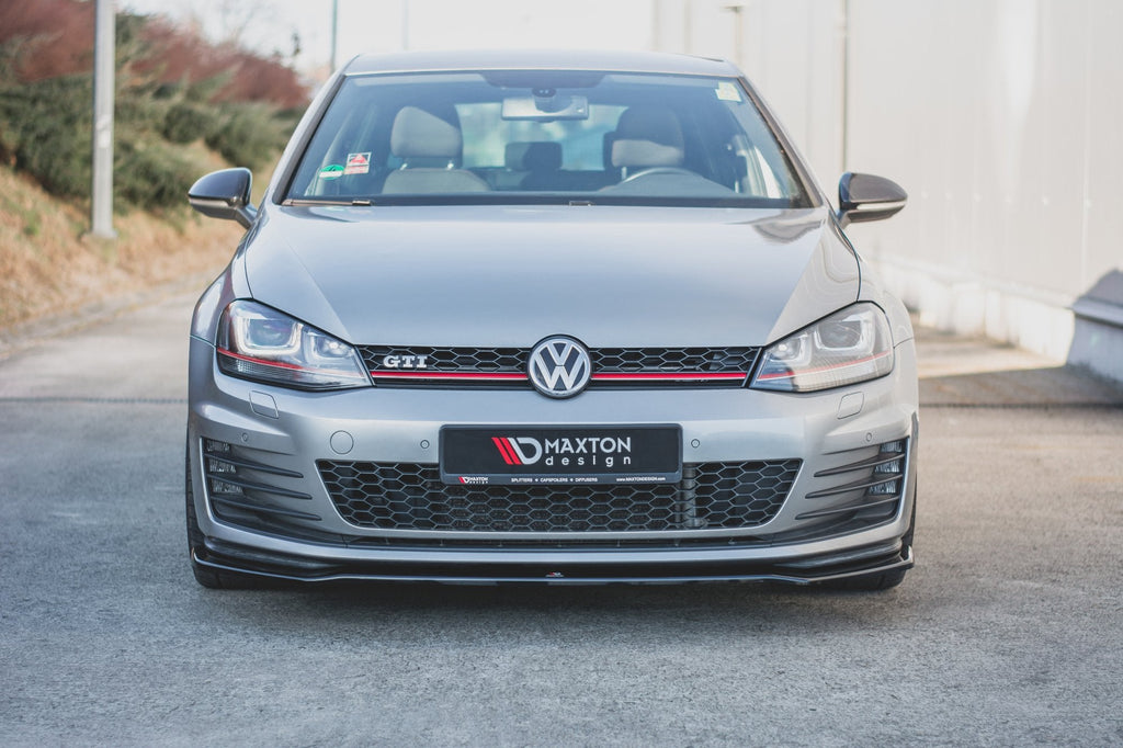 MAXTON DESIGN FRONT SPLITTER V.2 VW GOLF 7 GTI