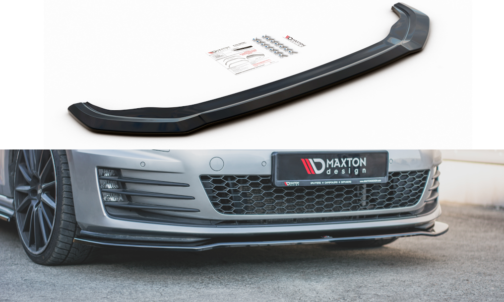 MAXTON DESIGN FRONT SPLITTER V.2 VW GOLF 7 GTI