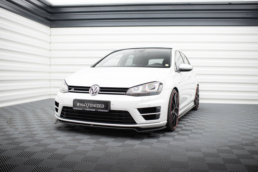 MAXTON DESIGN FRONT SPLITTER VW GOLF MK7 R V.2