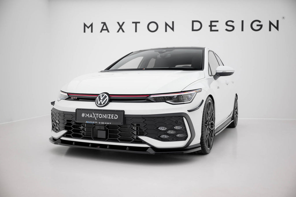 MAXTON DESIGN Front Splitter V.2 Volkswagen Golf GTI / GTE / R-Line Mk8 Facelift