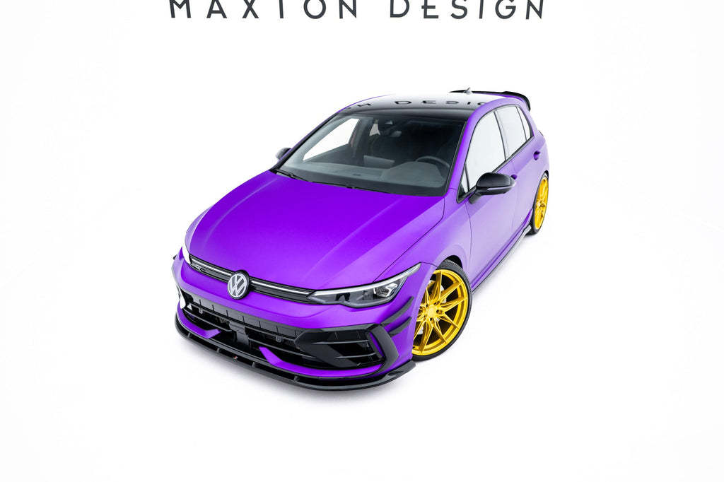 MAXTON DESIGN Front Splitter V.2 Volkswagen Golf R Mk8 Facelift