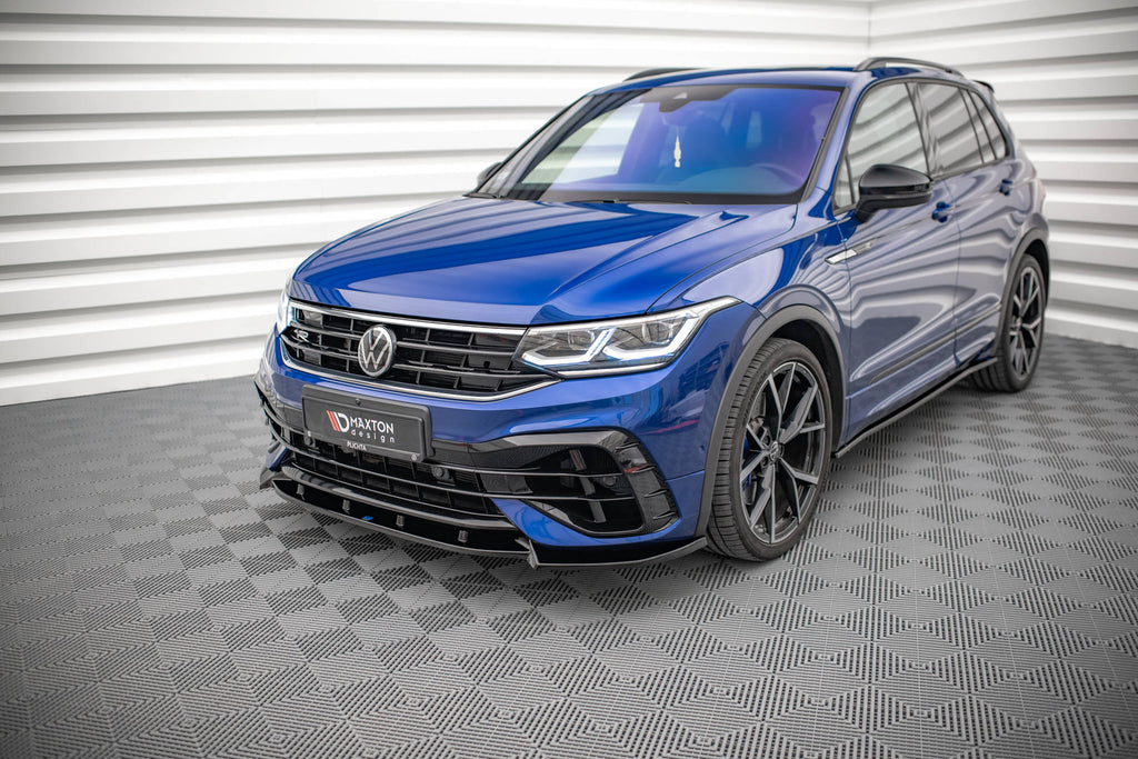 MAXTON DESIGN FRONT SPLITTER V.2 VOLKSWAGEN TIGUAN R MK2 FACELIFT