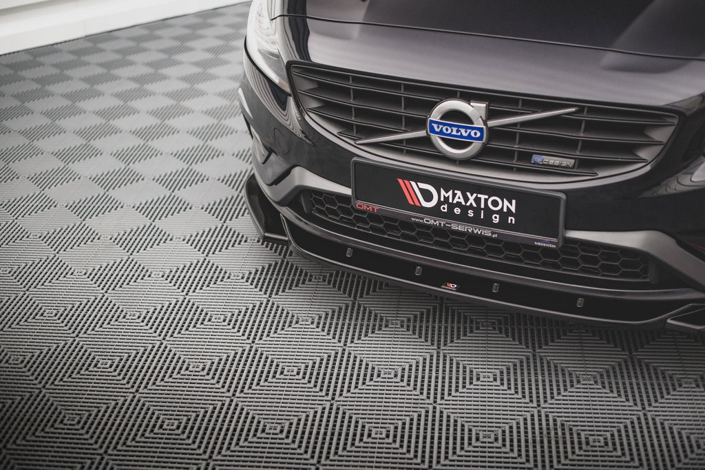 MAXTON DESIGN FRONT SPLITTER V.2 VOLVO S60 R-DESIGN MK2 FACELIFT