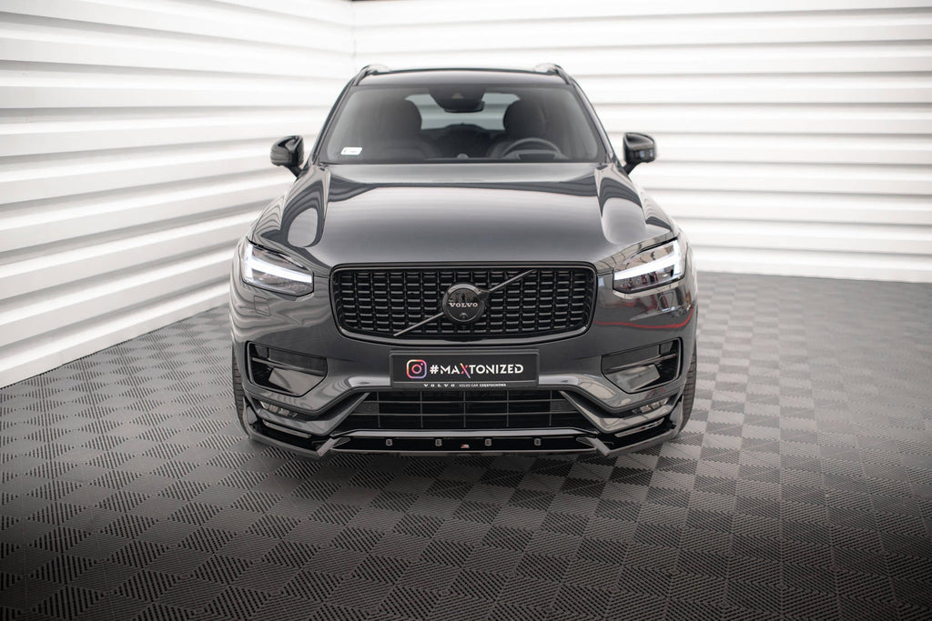 MAXTON DESIGN FRONT SPLITTER V.2 VOLVO XC90 R-DESIGN MK2 FACELIFT