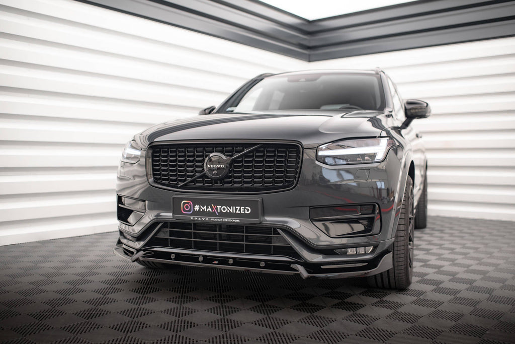 MAXTON DESIGN FRONT SPLITTER V.2 VOLVO XC90 R-DESIGN MK2 FACELIFT