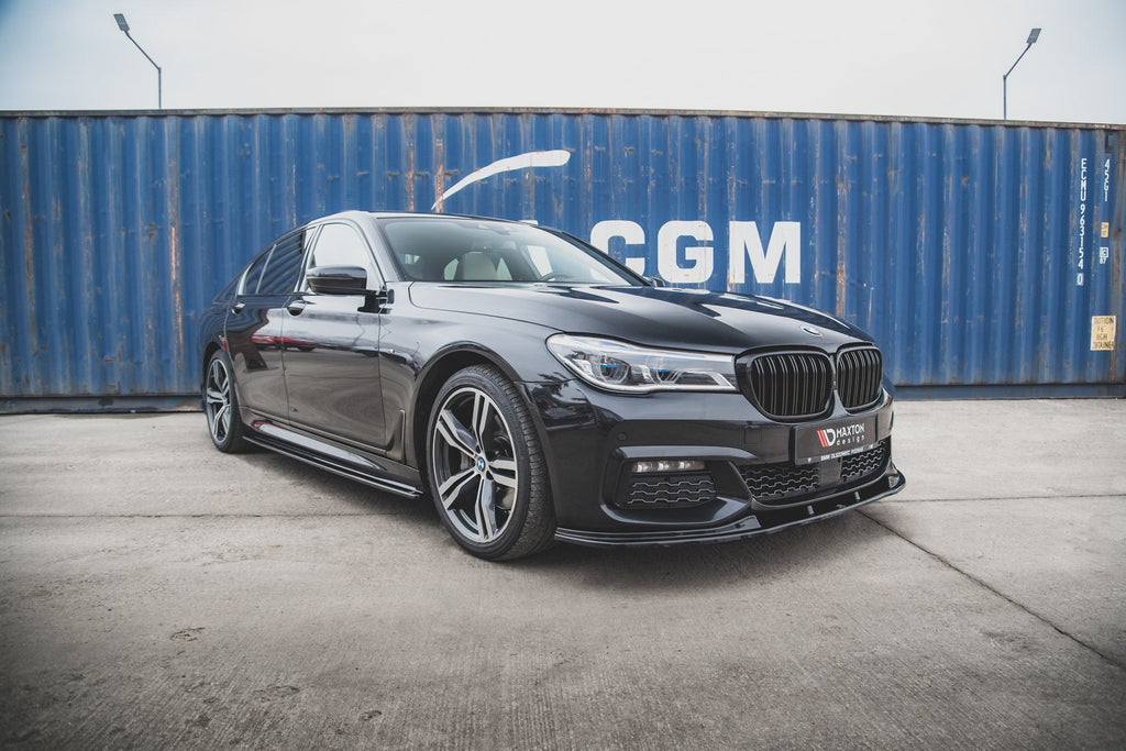 MAXTON DESIGN FRONT SPLITTER V.2 FOR BMW 7 M-PACK G11