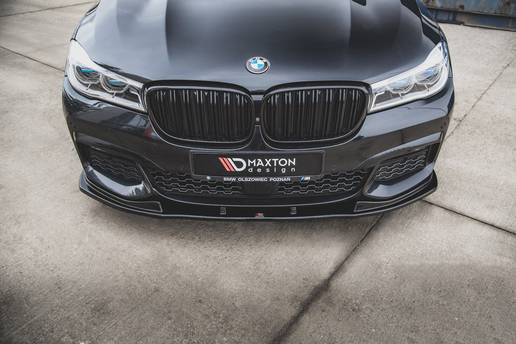 MAXTON DESIGN FRONT SPLITTER V.2 FOR BMW 7 M-PACK G11