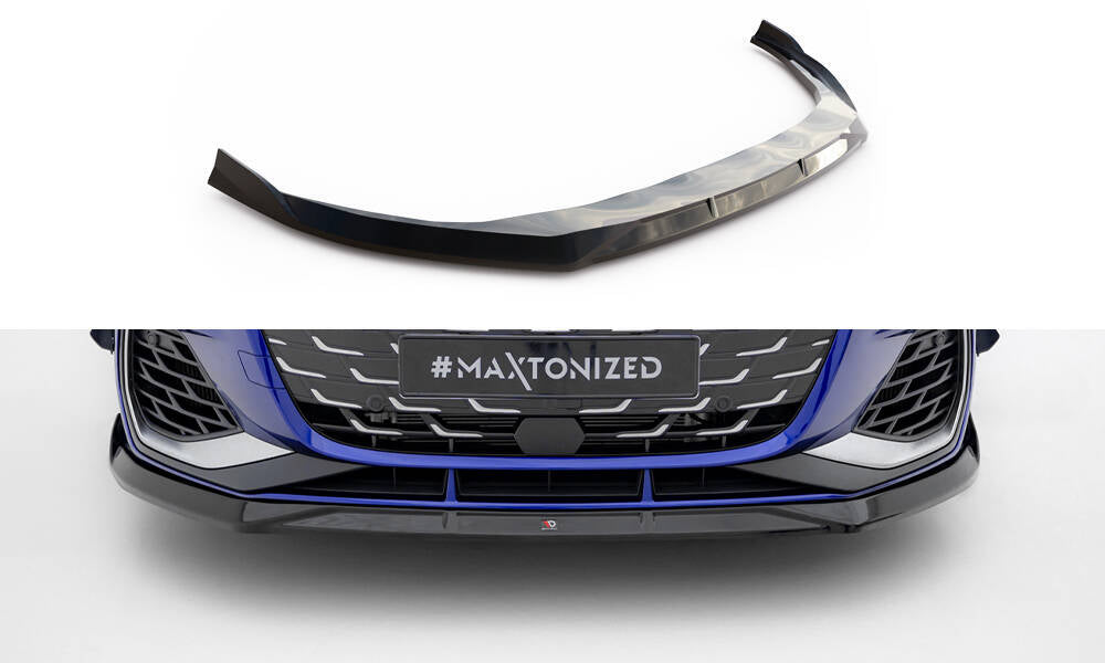 MAXTON DESIGN Front Splitter V.3 Audi A3 S-Line Sedan / S3 Sedan 8Y Facelift