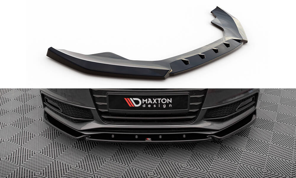 MAXTON DESIGN Front Splitter V.3 Audi A4 S-Line / S4 B8 Facelift