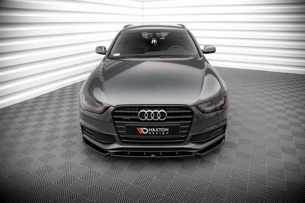 MAXTON DESIGN Front Splitter V.3 Audi A4 S-Line / S4 B8 Facelift