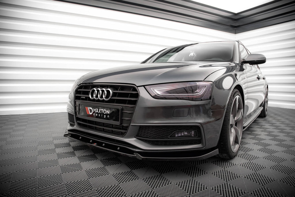 MAXTON DESIGN Front Splitter V.3 Audi A4 S-Line / S4 B8 Facelift