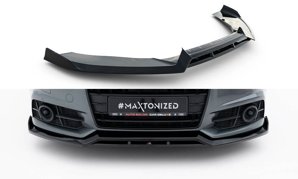 MAXTON DESIGN Front Splitter V.3 Audi A6 / A6 C7 S-line/ S6 C7 Facelift