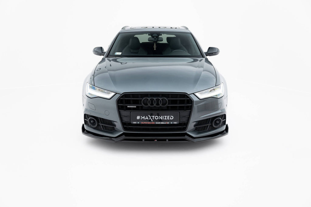 MAXTON DESIGN Front Splitter V.3 Audi A6 / A6 C7 S-line/ S6 C7 Facelift