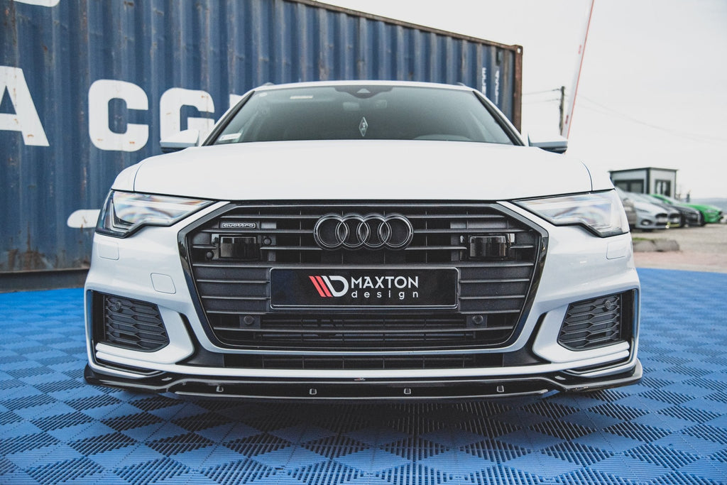 MAXTON DESIGN FRONT SPLITTER V.3 AUDI A6 S-LINE / S6 C8