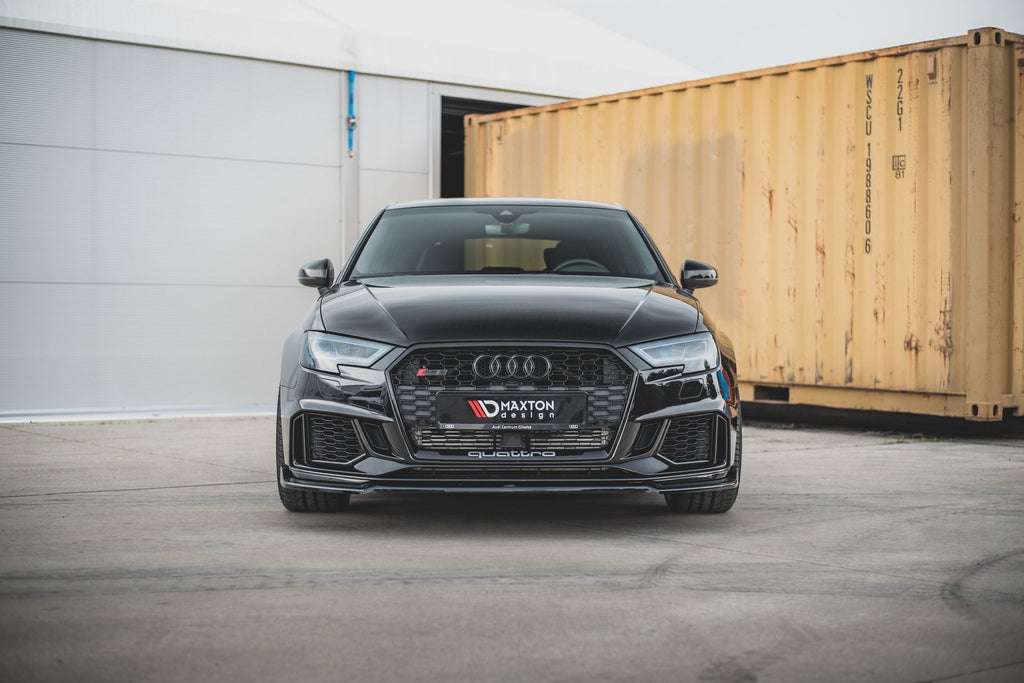 MAXTON DESIGN FRONT SPLITTER V.3 AUDI RS3 8V FACELIFT Sportback