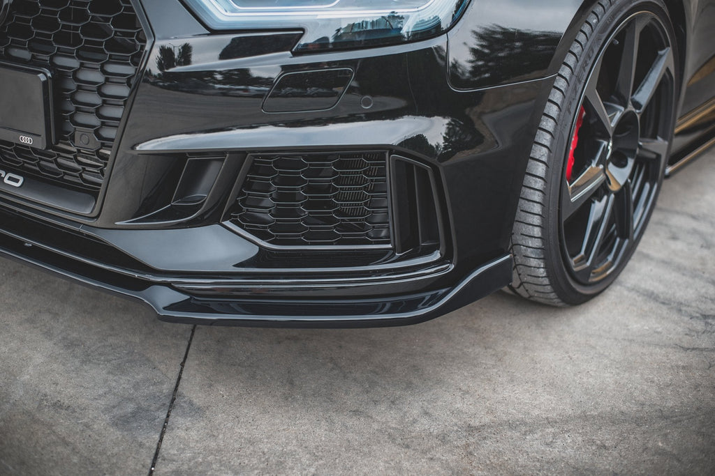 MAXTON DESIGN FRONT SPLITTER V.3 AUDI RS3 8V FACELIFT Sportback