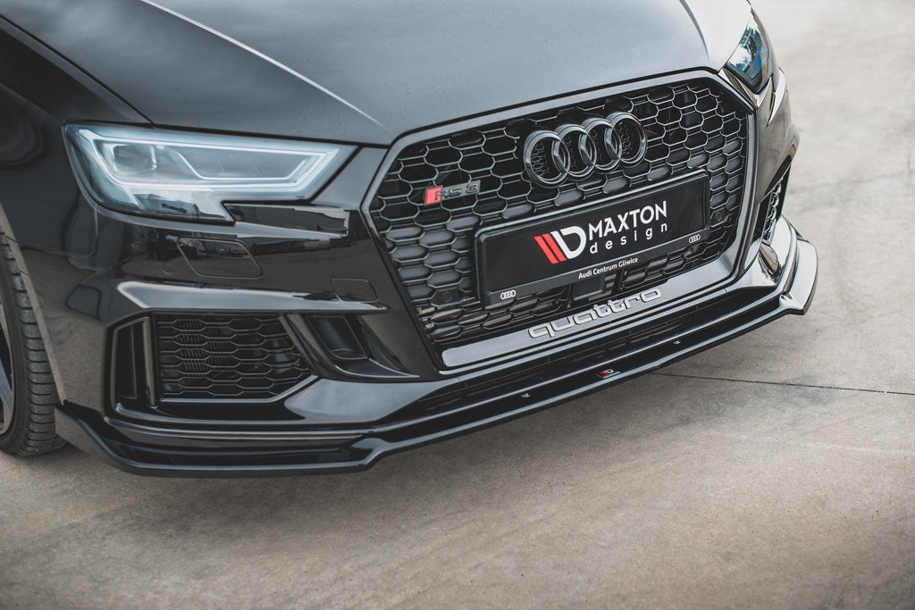 MAXTON DESIGN FRONT SPLITTER V.3 AUDI RS3 8V FACELIFT Sportback