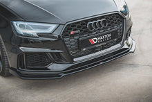 Load image into Gallery viewer, MAXTON DESIGN FRONT SPLITTER V.3 AUDI RS3 8V FACELIFT Sportback