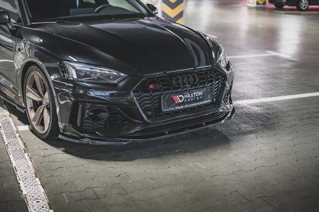 MAXTON DESIGN FRONT SPLITTER V.3 AUDI RS5 F5 FACELIFT