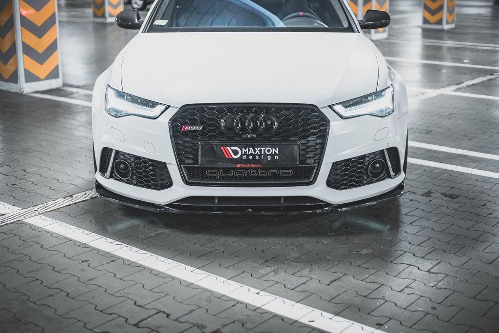 MAXTON DESIGN FRONT SPLITTER V.3 AUDI RS6 C7