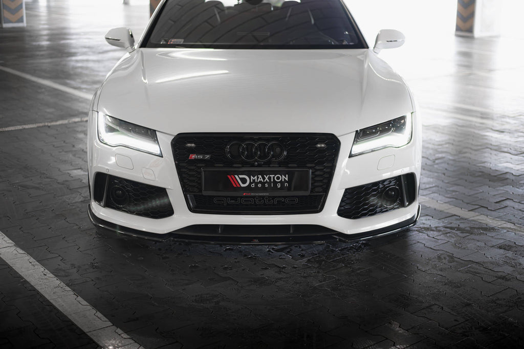 MAXTON DESIGN Front Splitter V.3 Audi RS7 C7