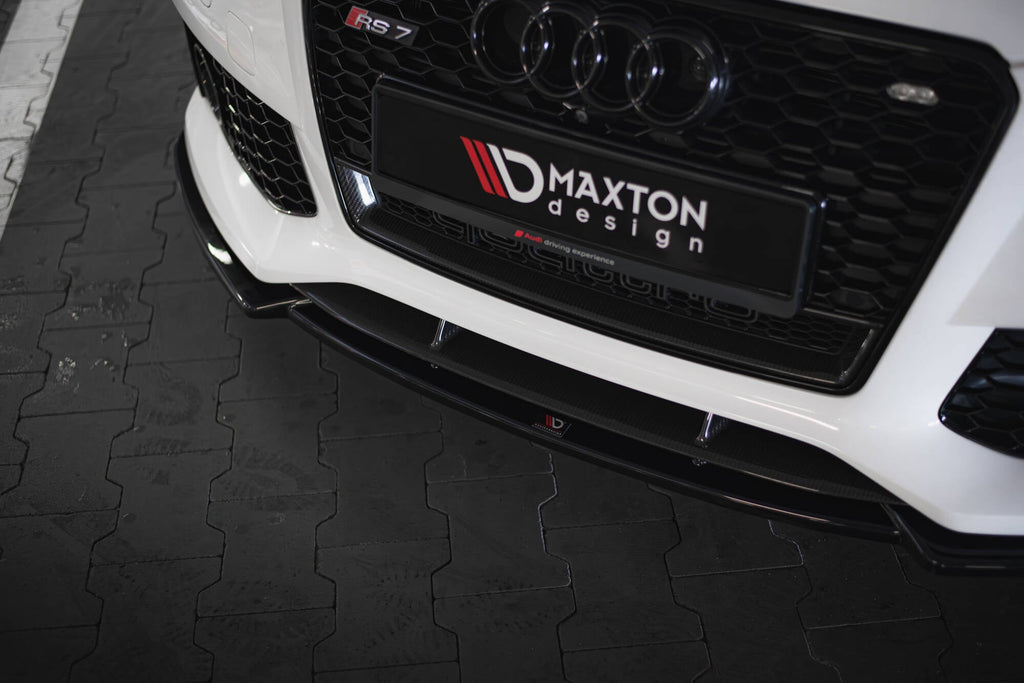 MAXTON DESIGN Front Splitter V.3 Audi RS7 C7