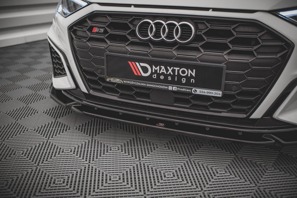 MAXTON DESIGN FRONT SPLITTER V.3 AUDI S3 / A3 S-LINE 8Y