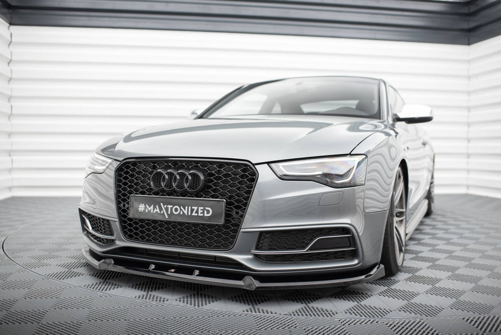 MAXTON DESIGN FRONT SPLITTER V.3 AUDI S5 / A5 S-LINE COUPE / SPORTBACK 8T FACELIFT