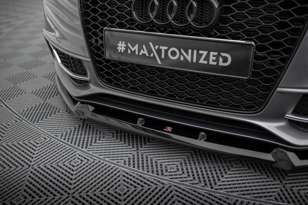 MAXTON DESIGN FRONT SPLITTER V.3 AUDI S5 / A5 S-LINE COUPE / SPORTBACK 8T FACELIFT