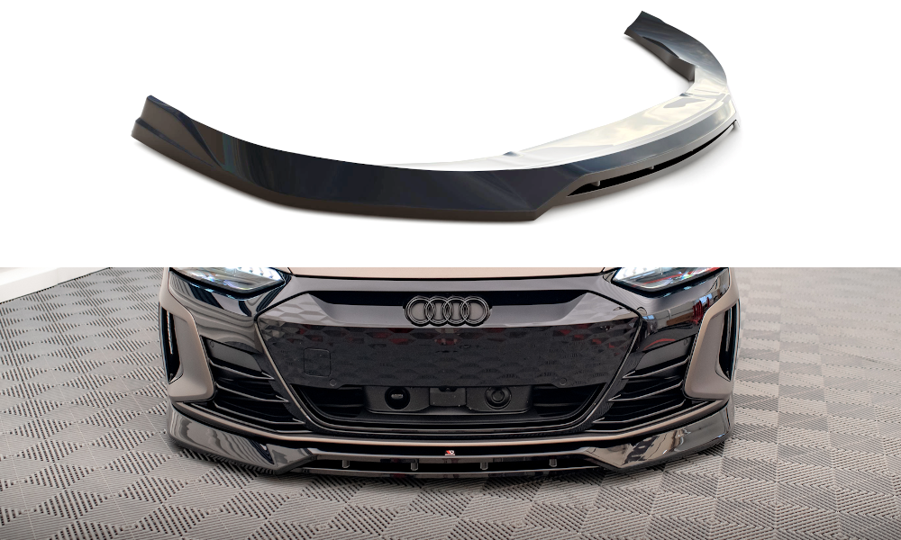 MAXTON DESIGN FRONT SPLITTER V.3 AUDI E-TRON GT / RS GT MK1