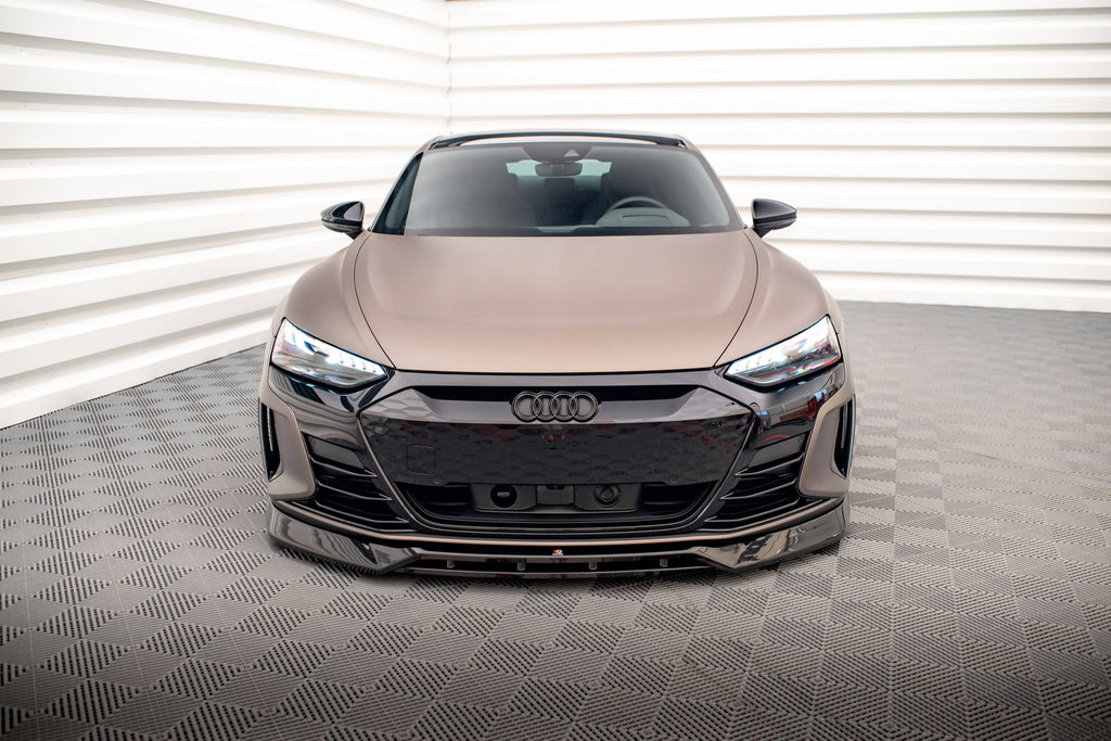 MAXTON DESIGN FRONT SPLITTER V.3 AUDI E-TRON GT / RS GT MK1