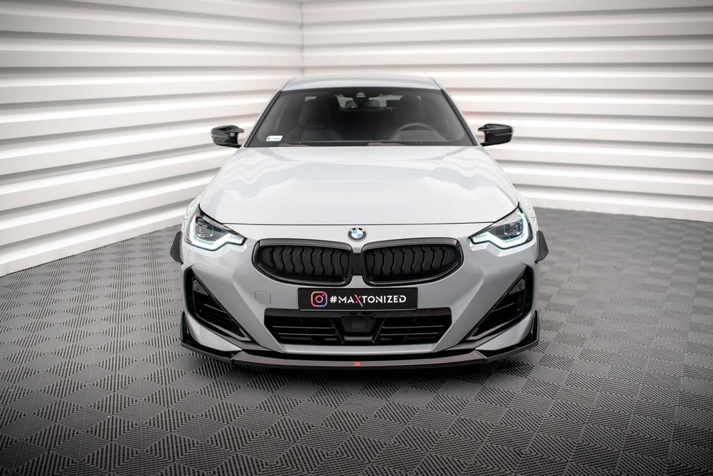 MAXTON DESIGN FRONT SPLITTER V.3 BMW 2 COUPE M-PACK / M240I G42