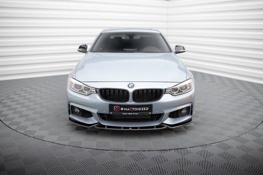 MAXTON DESIGN FRONT SPLITTER V.3 BMW 4 COUPE M-PACK F32