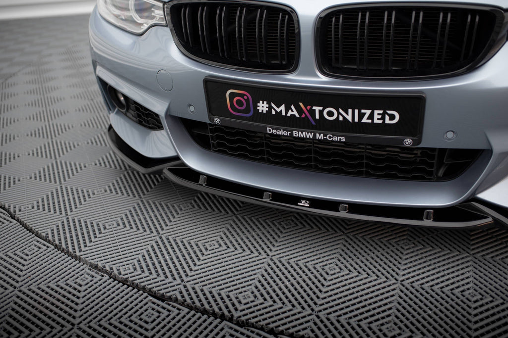 MAXTON DESIGN FRONT SPLITTER V.3 BMW 4 COUPE M-PACK F32