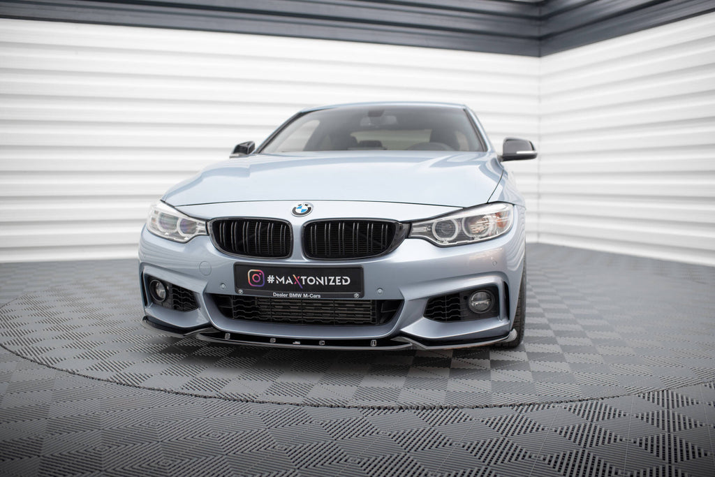 MAXTON DESIGN FRONT SPLITTER V.3 BMW 4 COUPE M-PACK F32