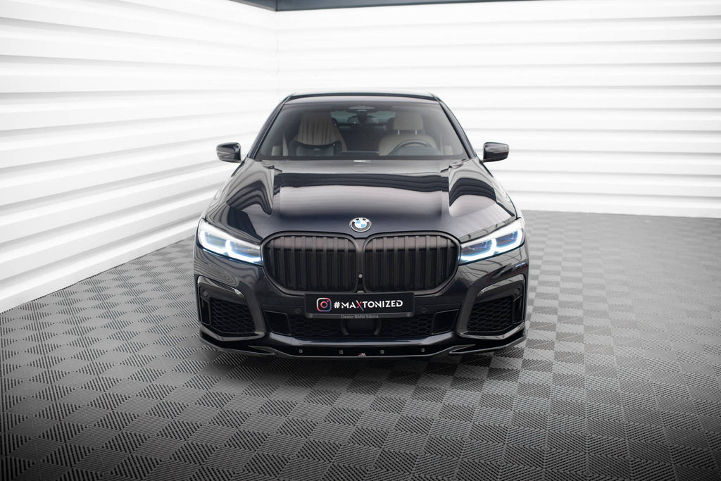 MAXTON DESIGN FRONT SPLITTER V.3 BMW 7 G11 M-PACK FACELIFT