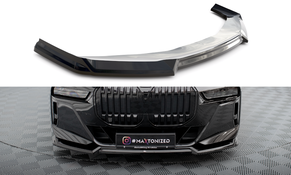 MAXTON DESIGN FRONT SPLITTER V.3 BMW 7 M-PACK / M760 G70