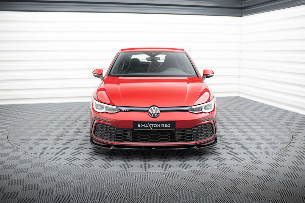MAXTON DESIGN FRONT SPLITTER + FLAPS V.3 VOLKSWAGEN GOLF 8 GTI / R-LINE