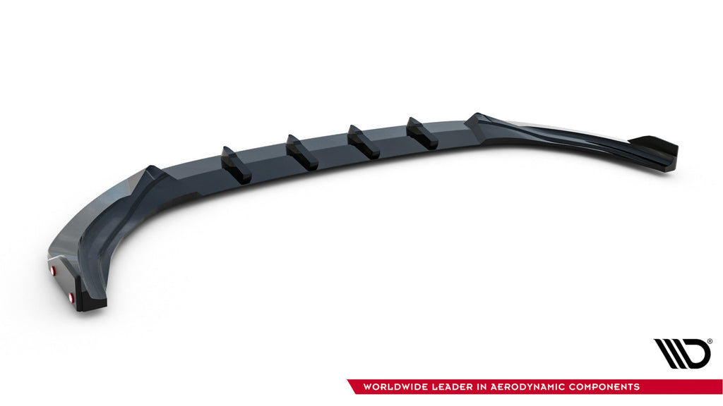 MAXTON DESIGN Front Splitter V.3 + Flaps Volkswagen Golf R Mk8 Facelift