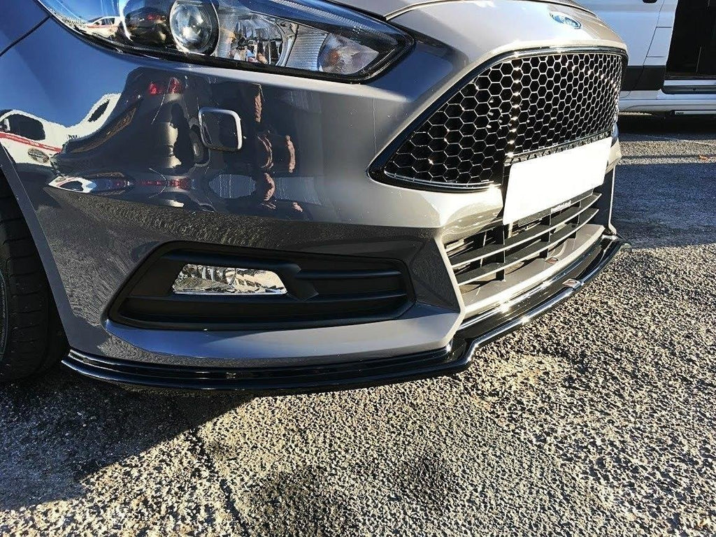 MAXTON DESIGN FRONT SPLITTER V.3 FORD FOCUS ST MK3 FL