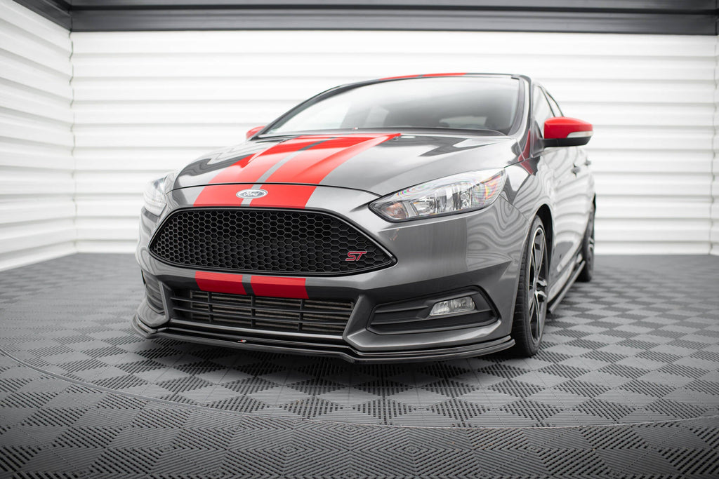 MAXTON DESIGN FRONT SPLITTER V.3 FORD FOCUS ST MK3 FL