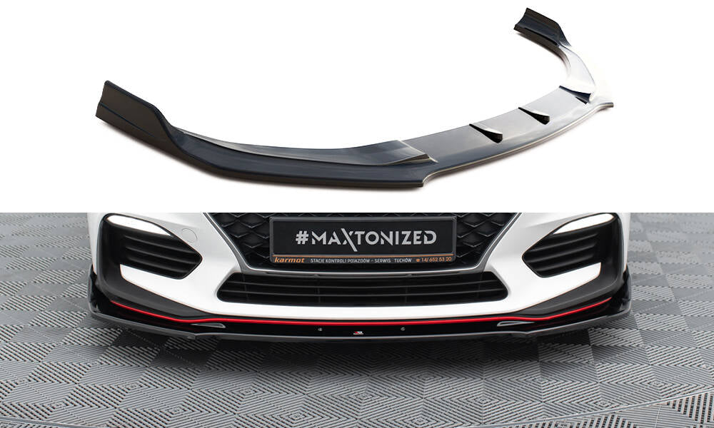 MAXTON DESIGN FRONT SPLITTER V.3 HYUNDAI I30 N (Elantra GT) MK3 HATCHBACK/ FASTBACK